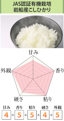 JAS認証有機栽培岩船産こしひかり