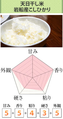 天日干し米岩船産こしひかり