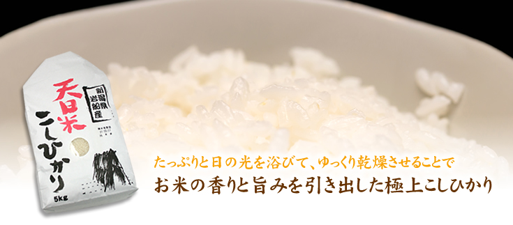 新潟岩船産 天日米コシヒカリ5kg｜新潟のおいしいお米の通販【お米のヨコヤマ】