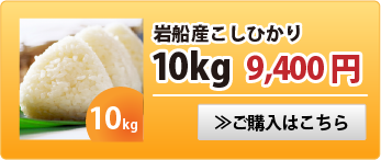 岩船産こしひかり10kg