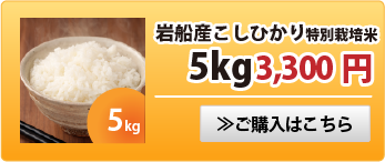 岩船産こしひかり特別栽培米5kg